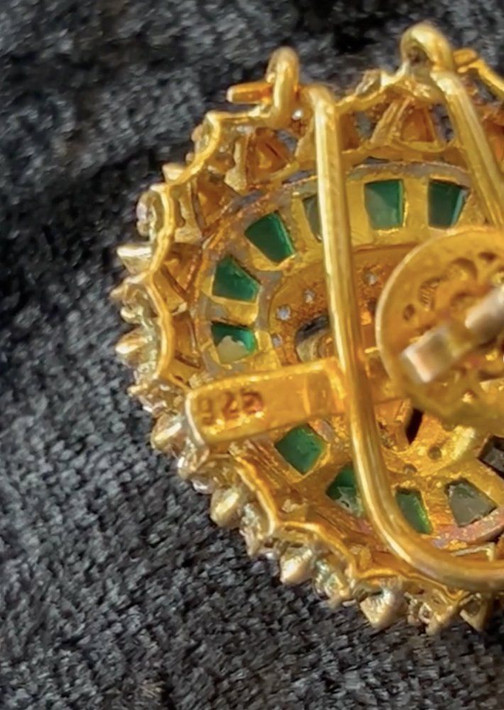 Detail of silver jewellery craftsmanship